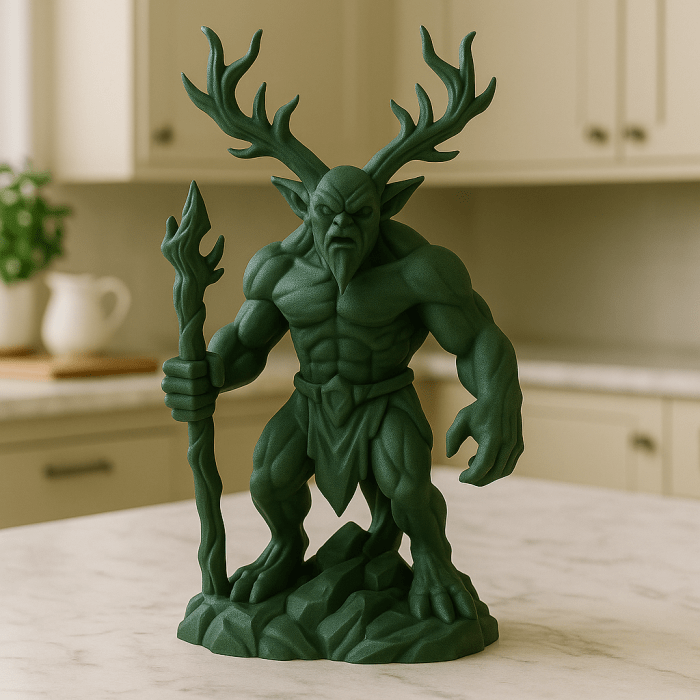 🗿 Gnarlroot Forest Demon・ STL File for 3D printing・Cults Best home improvement