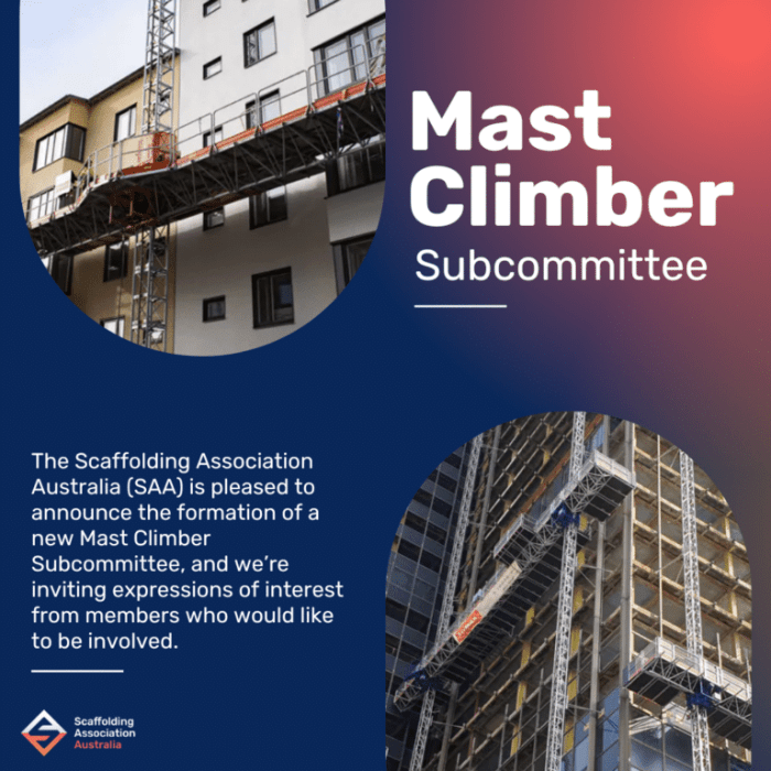 SAA Launches New Mast Climber Subcommittee - Scaffolding Association ... Best house renovation