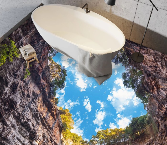3D the Sky Seen 9013 Floor Wallpaper Murals Self-adhesive Removable ... Flooring ideas