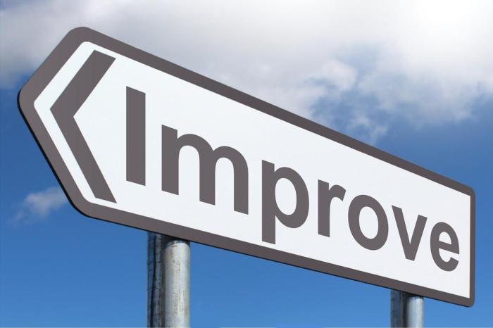 Improve - Free of Charge Creative Commons Highway Sign image How to improve bathroom design